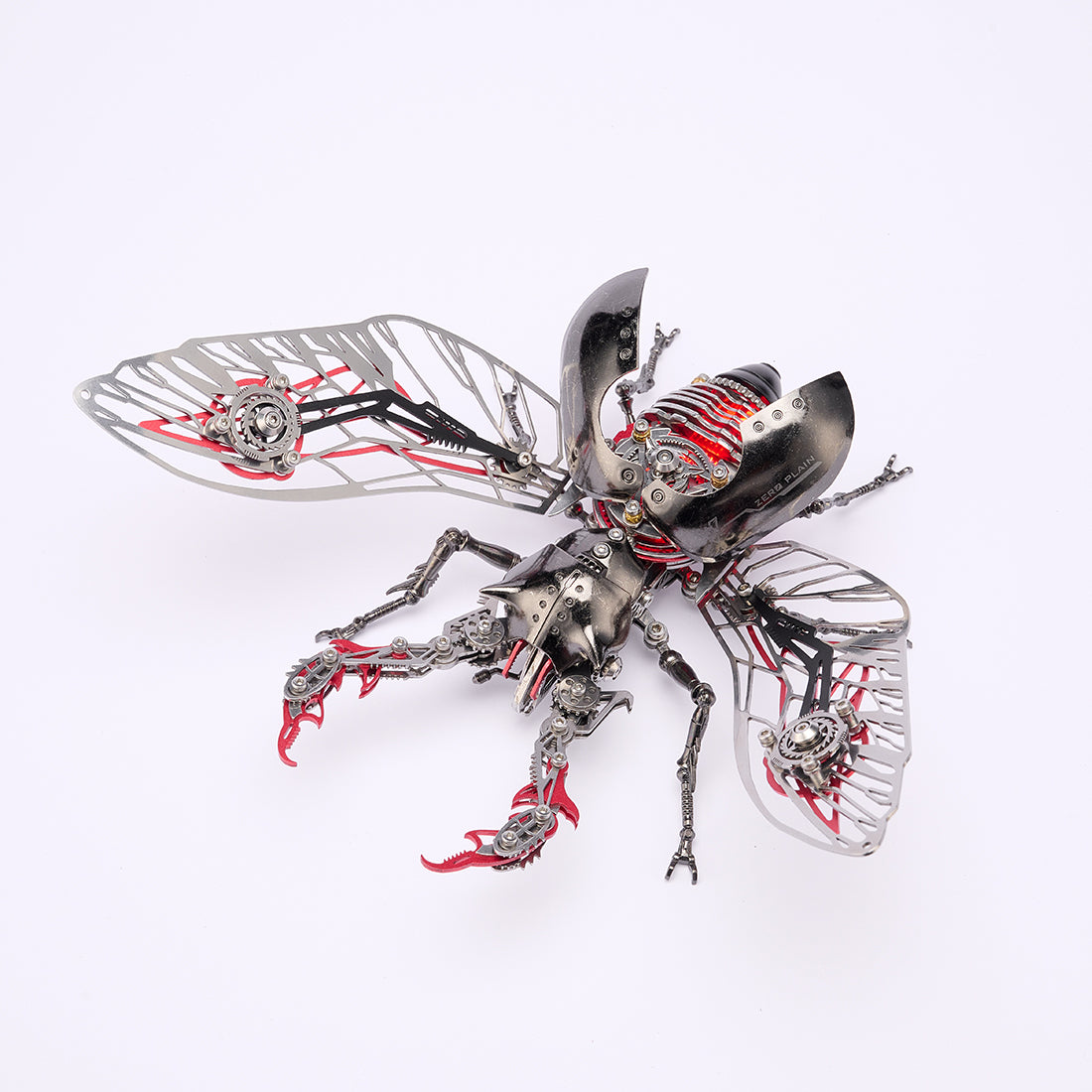 Steampunk Metal Beetle Insect Model for Desktop Decor - VICTMAX