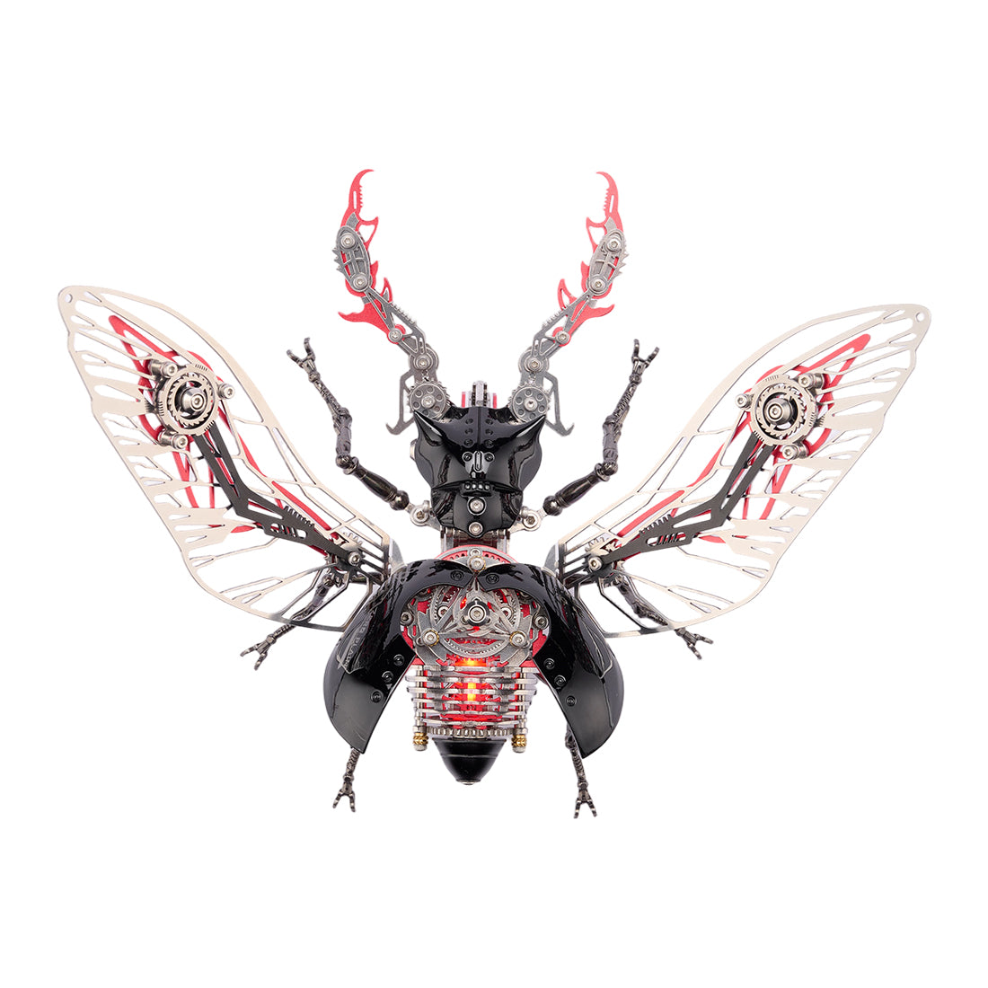 Steampunk Metal Beetle Insect Model for Desktop Decor - VICTMAX