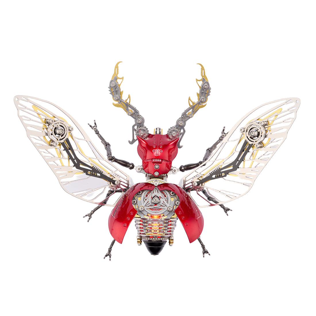 Steampunk Metal Beetle Insect Model for Desktop Decor - VICTMAX