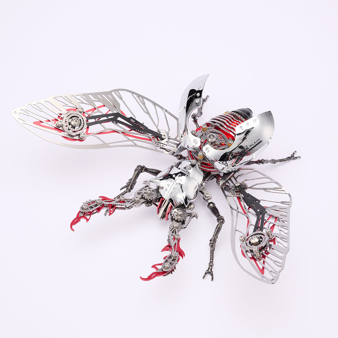 Steampunk Metal Beetle Insect Model for Desktop Decor - VICTMAX