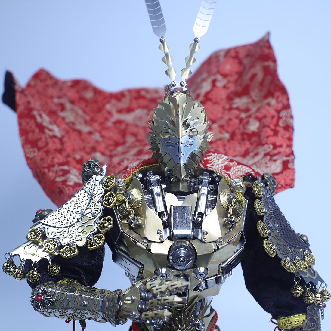 Metal Mecha Monkey Model Kit 2600PCS DIY Assembly Chinese Mythical Robot Sculpture - VICTMAX