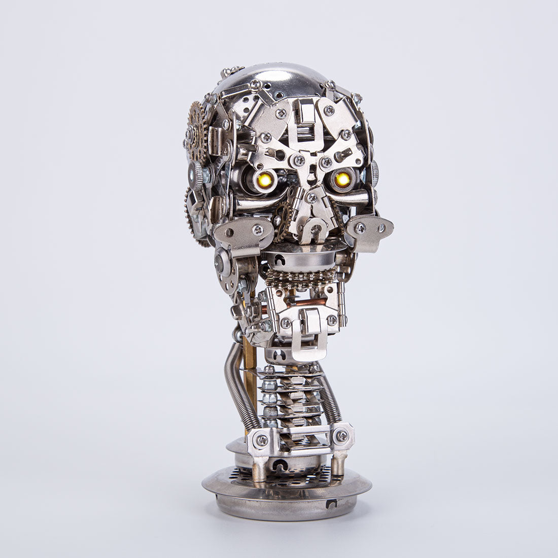3D Metal Skeleton Model Kit 200PCS DIY Assembly Stainless Steel Sculpture - VICTMAX