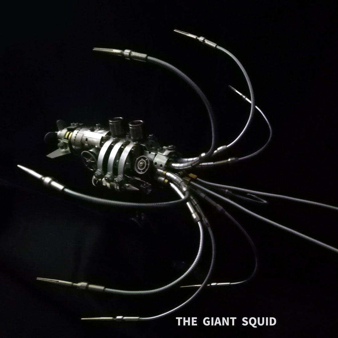 3D Steampunk Giant Squid Metal Model Kit 295PCS DIY Mechanical Ocean Creature Assembly Sculpture Display VICTMAX