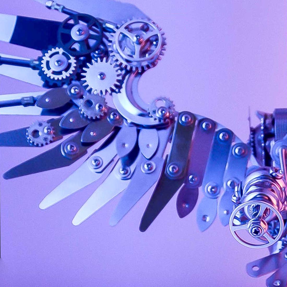Metal Puzzle Mechanical Nocturnal Owl Animal Assembly Model Kit (700+PCS)