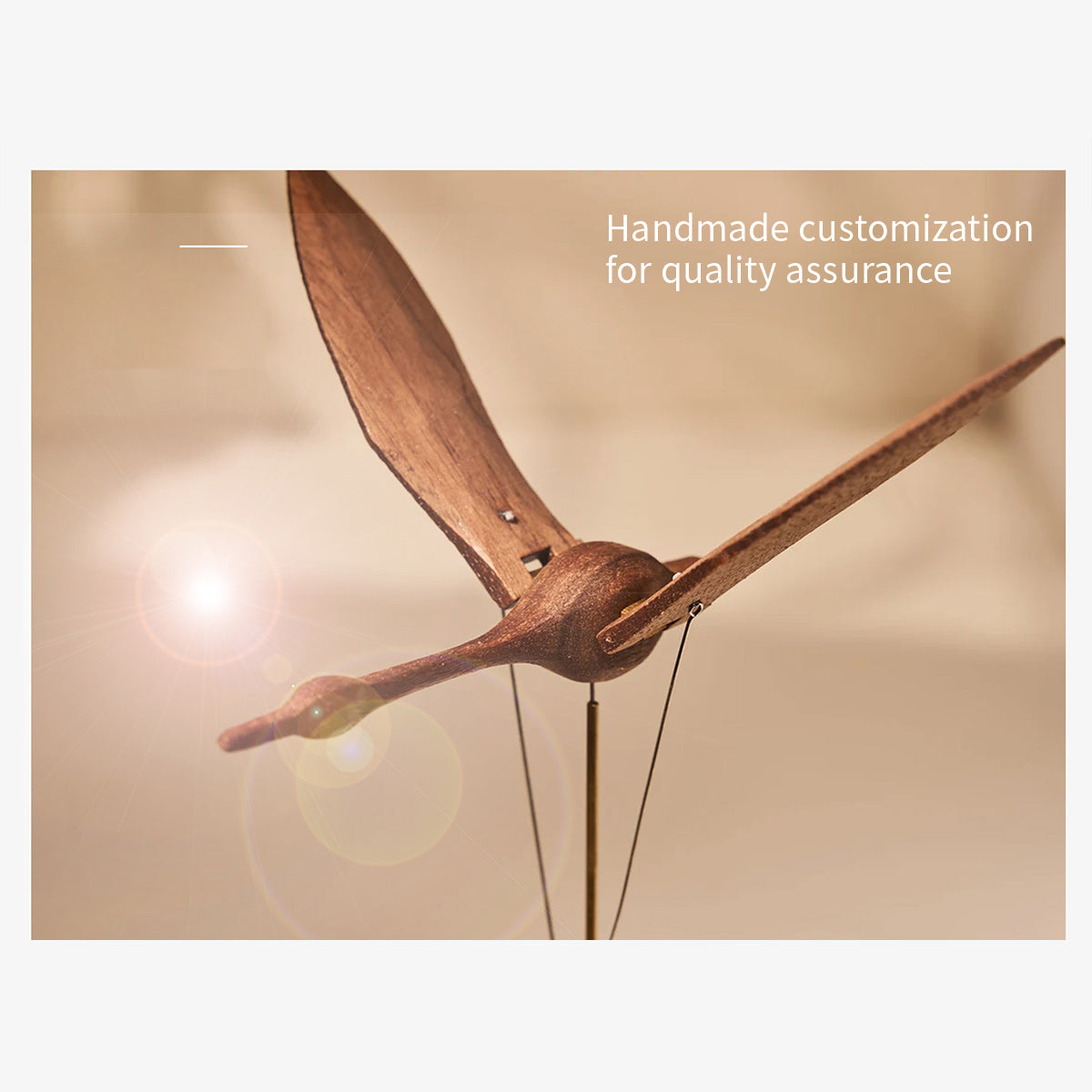 Mechanical Wooden Flying Swan Music Box Bionic Marine Biological Dynamic Model - VICTMAX