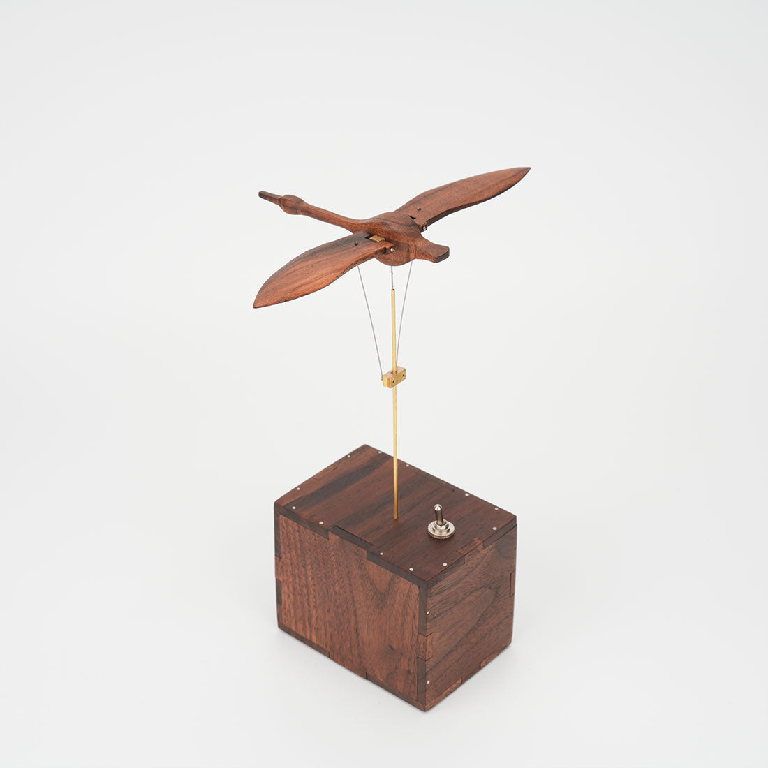 Mechanical Wooden Flying Swan Music Box Bionic Marine Biological Dynamic Model - VICTMAX
