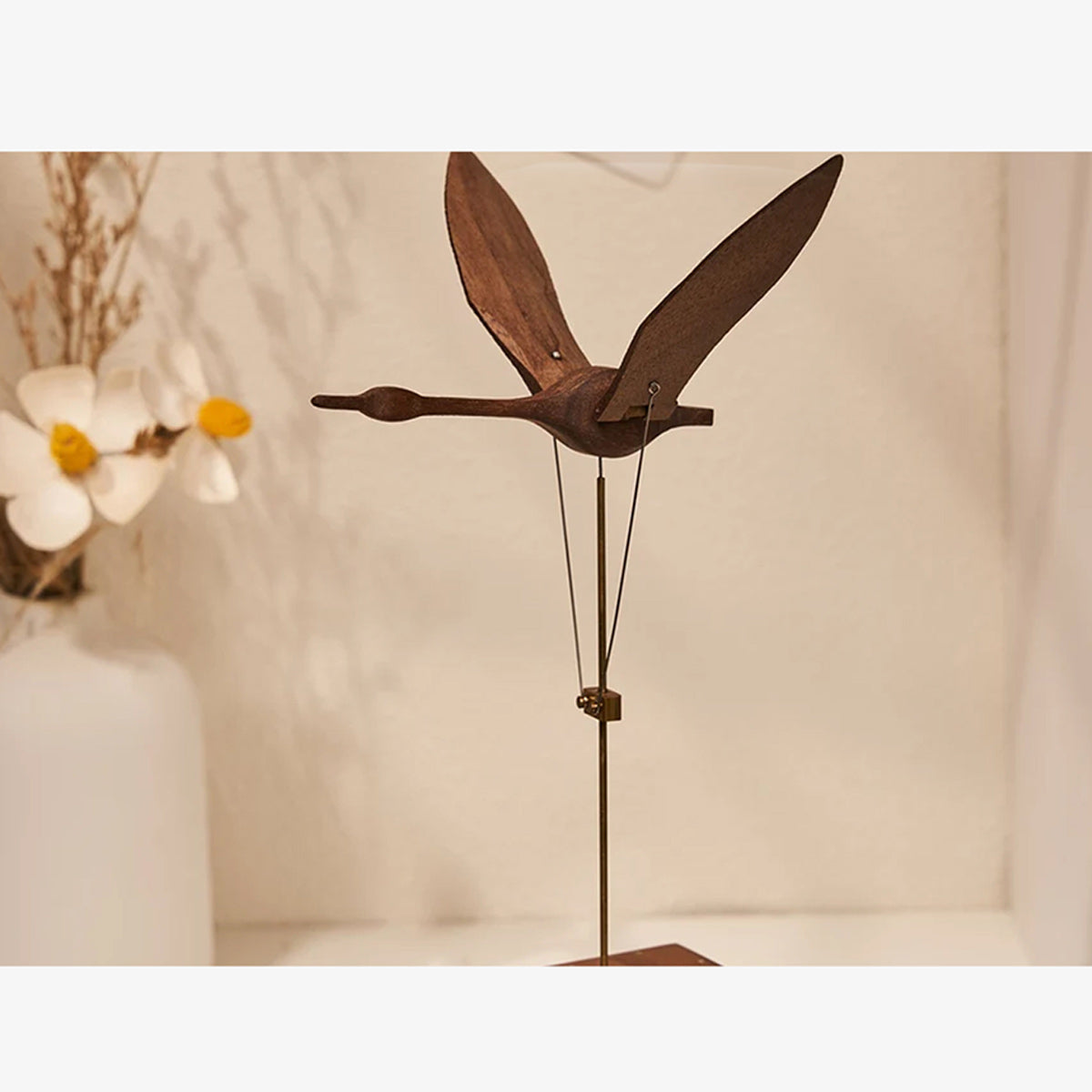 Mechanical Wooden Flying Swan Music Box Bionic Marine Biological Dynamic Model - VICTMAX