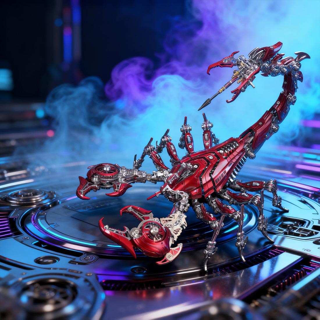 metal puzzle mechanical scorpion articulated diy assembly model - victmax