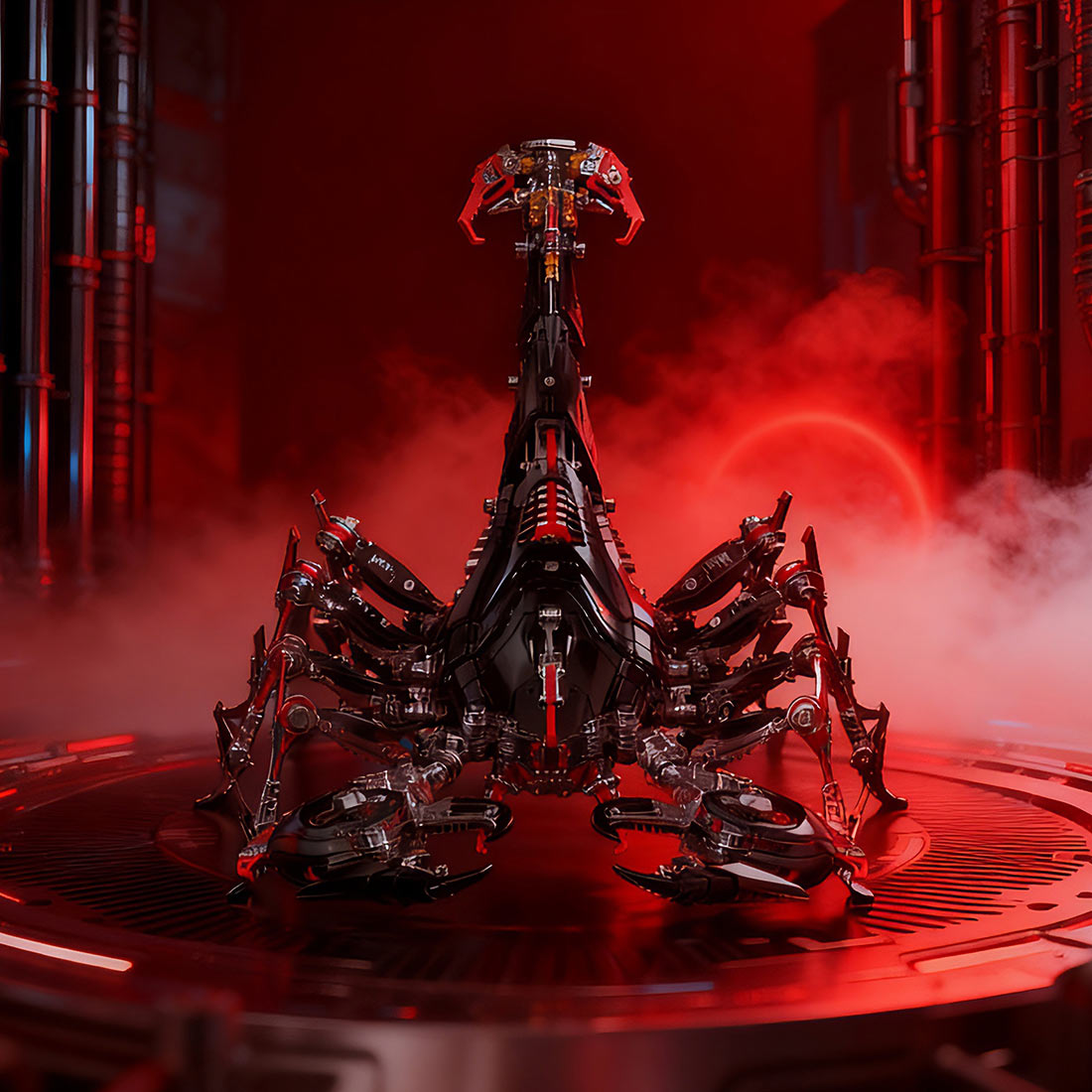 metal puzzle mechanical scorpion articulated diy assembly model - victmax