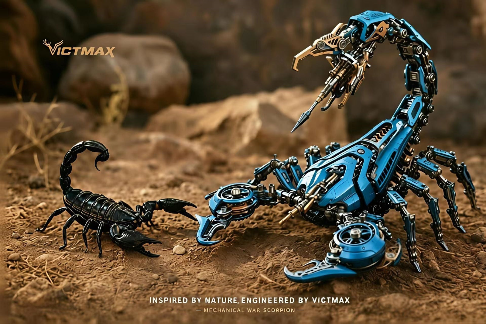Biomimetic Metal Scorpion: Nature’s Survivor Cast in 3D Steel