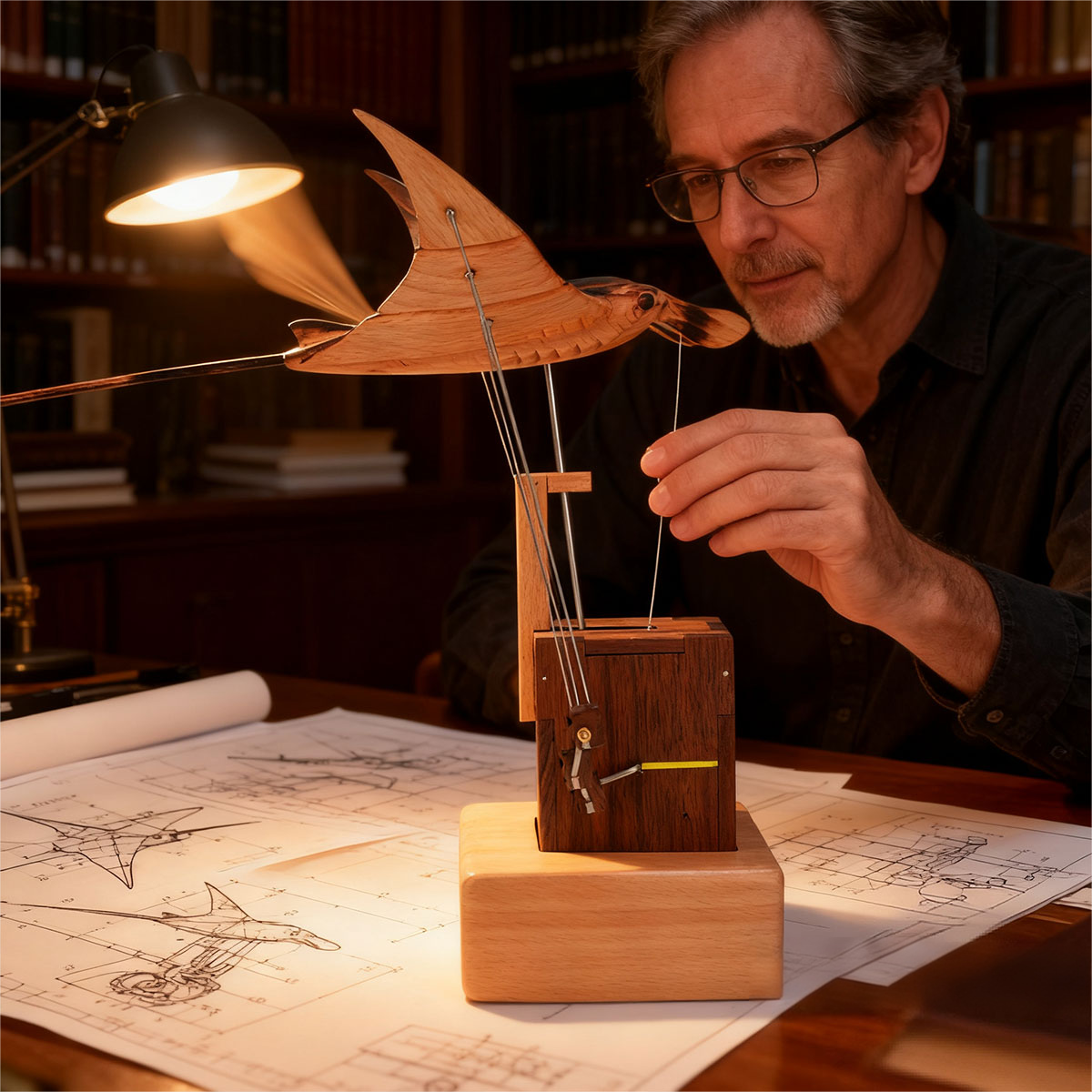 How We Designed a Bionic Manta Ray Kinetic Sculpture