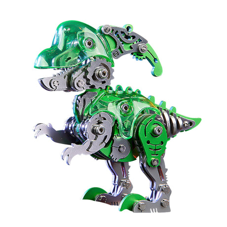 DIY Mechanical Q Version Dinosaur Metal Puzzle Assembly Kit 126PCS