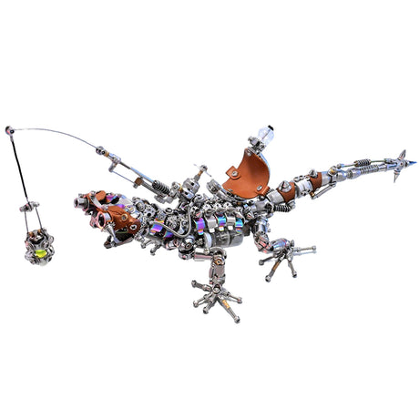 3D DIY Metal Mechanical Lizard Model Kit VICTMAX