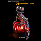 3D DIY Metal Mechanical Lizard Model Kit VICTMAX