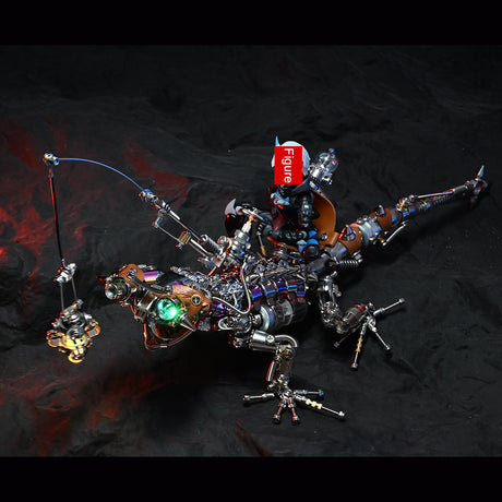 3D DIY Metal Mechanical Lizard Model Kit VICTMAX