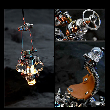 3D DIY Metal Mechanical Lizard Model Kit VICTMAX
