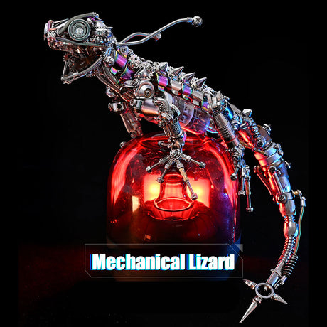 3D DIY Metal Mechanical Lizard Model Kit VICTMAX