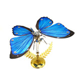 3D Metal Mechanical Butterfly Puzzle Model Kit VICTMAX