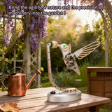 3D Metal Mechanical Dynamic Bionic Bird Model Kit Display - VICTMAX