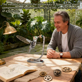 3D Metal Mechanical Dynamic Bionic Bird Model Kit Display - VICTMAX