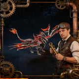 3D Steampunk Dragons Metal Jigsaw Puzzle Model Kit, Gifts for Adults & Kids - VICTMAX