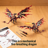 3D Steampunk Dragons Metal Jigsaw Puzzle Model Kit, Gifts for Adults & Kids - VICTMAX