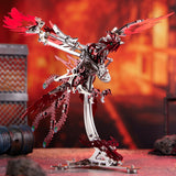 3D Metal Puzzle Phoenix, 358PCS Mechanical Phoenix 6 Hour DIY Metal Assembly 3D Puzzle Model Kit with Flappable Wing, Gifts for Adults & Kids - VICTMAX