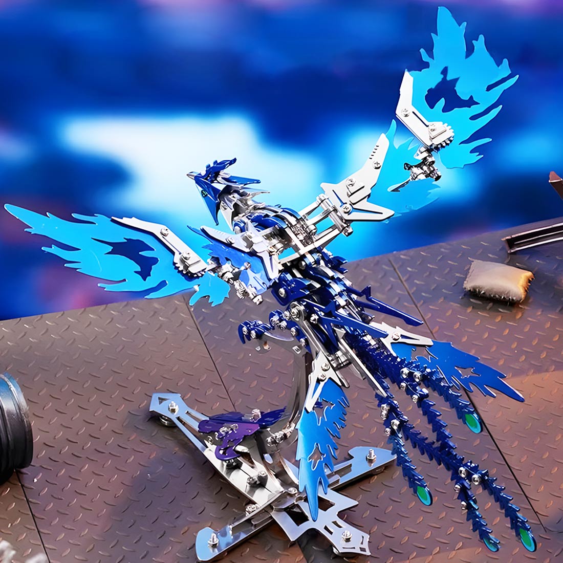 Mechanical Phoenix DIY Metal Assembly 3D Puzzle Model Kit - VICTMAX