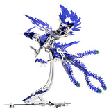 3D Metal Puzzle Phoenix, 358PCS Mechanical Phoenix 6 Hour DIY Metal Assembly 3D Puzzle Model Kit with Flappable Wing, Gifts for Adults & Kids - VICTMAX