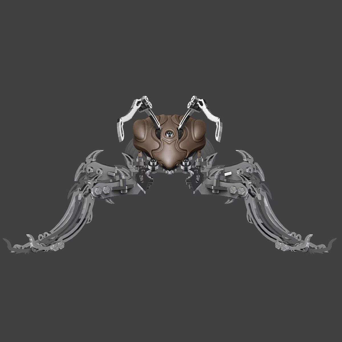 3D Metal Steampunk Ant Netherrealm Ghost Judgement Model Kit VICTMAX