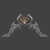 3D Metal Steampunk Ant Netherrealm Ghost Judgement Model Kit VICTMAX
