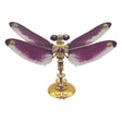 3D Metal Steampunk Dawn Brown Dragonfly Puzzle Model Magnetic Display Base 200+PCS victmax