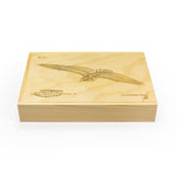 3D Wooden Pigeon Puzzle Model with Gear Driven Flapping Wings - VICTMAX