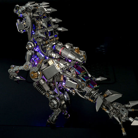 Metal Puzzle Steampunk Mechanical Dinosaur Animal Assembly Model Kit - VICTMAX