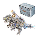 Metal Puzzle Steampunk Mechanical Dinosaur Animal Assembly Model Kit (1100+PCS)