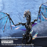 Metal Puzzle Steampunk Mechanical Dragon Animal Assembly Model Kit (3000+PCS)