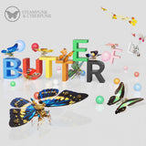 Metal Puzzle Mechanical Butterfly Animal Assembly Model Kit (150+PCS)