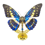 Metal Puzzle Mechanical Butterfly Animal Assembly Model Kit (150+PCS)