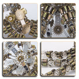 Metal Puzzle Steampunk Mechanical Octopus Bracket Light Assembly Model Kit （2400+PCS）