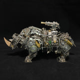 Metal Puzzle Steampunk Mechanical Siege Rhino Animal Assembly Model Kit (700+PCS)