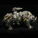 Metal Puzzle Steampunk Mechanical Siege Rhino Animal Assembly Model Kit (700+PCS)