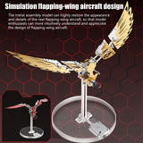 Metal Puzzle Steampunk Mechanical Ornithopter Assembly Model Kit (124PCS)