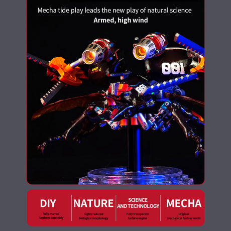 3D metal Mechanical Beetle model assembled for DIY adults and teens - VICTMAX