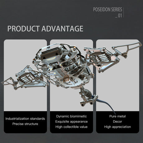 3D metal mechanical devilray model for DIY adults and teens - VICTMAX