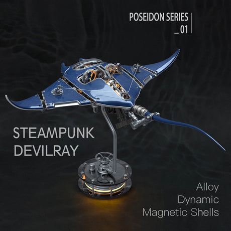 3D metal mechanical devilray model for DIY adults and teens - VICTMAX