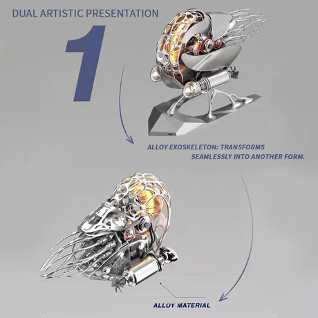 3D metal Mechanical Nautilus model assembled for DIY adults and teens - VICTMAX