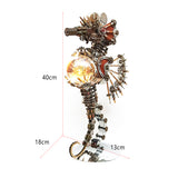 3D metal Mechanical Seahorse Firework Lamp model fully assembled for DIY adults and teens - VICTMAX