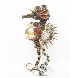 3D metal Mechanical Seahorse Firework Lamp model fully assembled for DIY adults and teens - VICTMAX