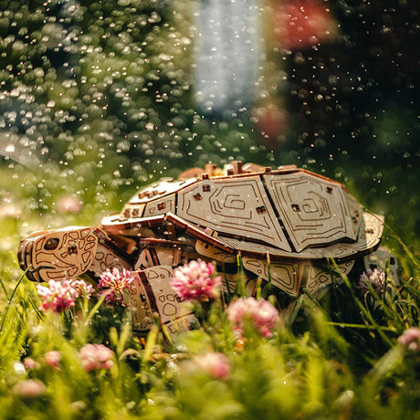 3D Wooden Sea Turtle model assembled for DIY adults and teens - VICTMAX