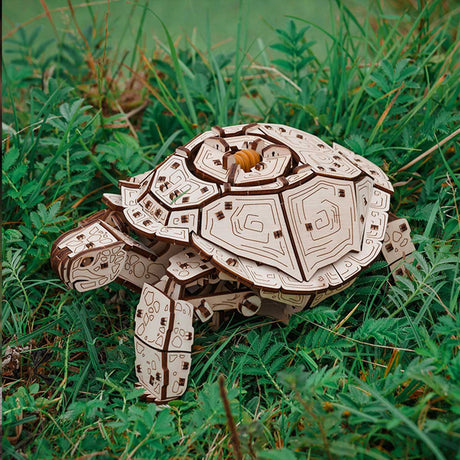 3D Wooden Sea Turtle model assembled for DIY adults and teens - VICTMAX